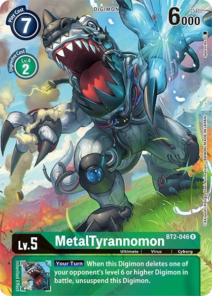 MetalTyrannomon [BT2-046] (Alternate Art) [Dimensional Phase] | Total Play