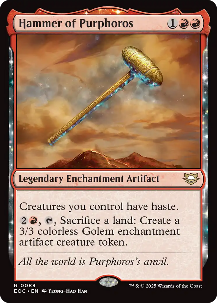 Hammer of Purphoros [Edge of Eternities Commander] | Total Play