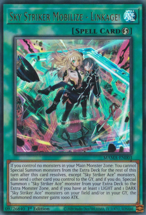 Sky Striker Mobilize - Linkage! [MAMA-EN003] Ultra Rare | Total Play