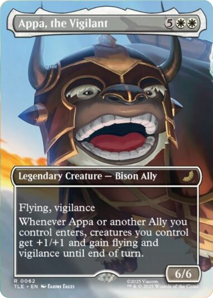 Appa, the Vigilant (Borderless) [Avatar: The Last Airbender: Eternal-Legal] | Total Play