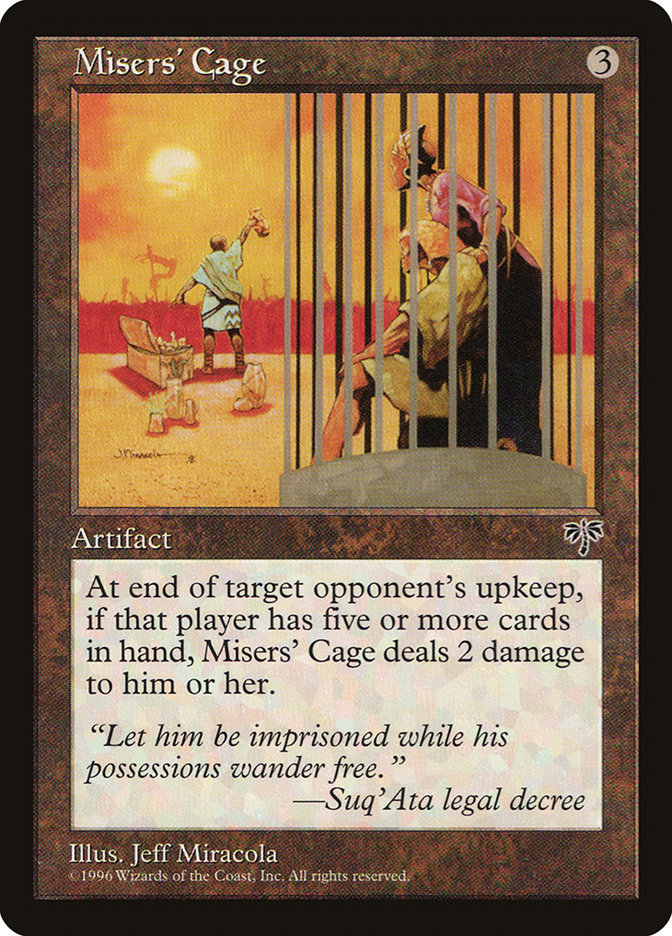 Misers' Cage [Mirage] | Total Play