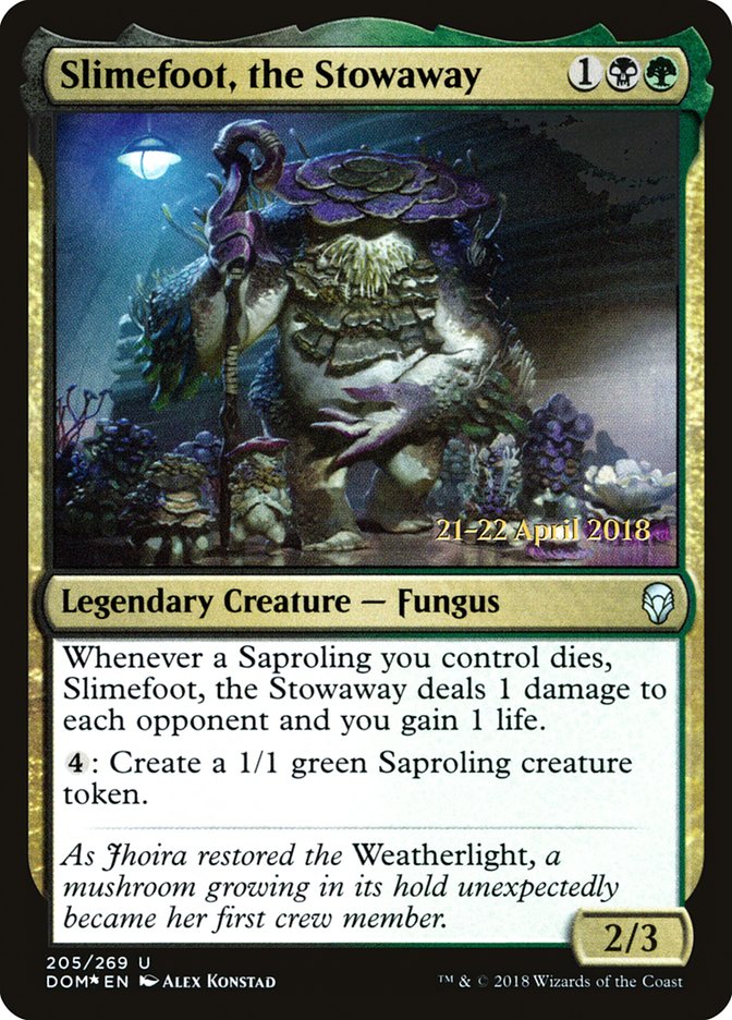 Slimefoot, the Stowaway [Dominaria Prerelease Promos] | Total Play