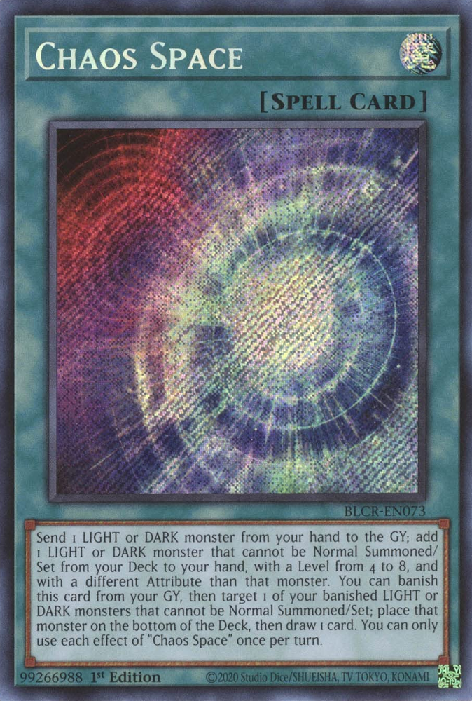 Chaos Space [BLCR-EN073] Secret Rare | Total Play