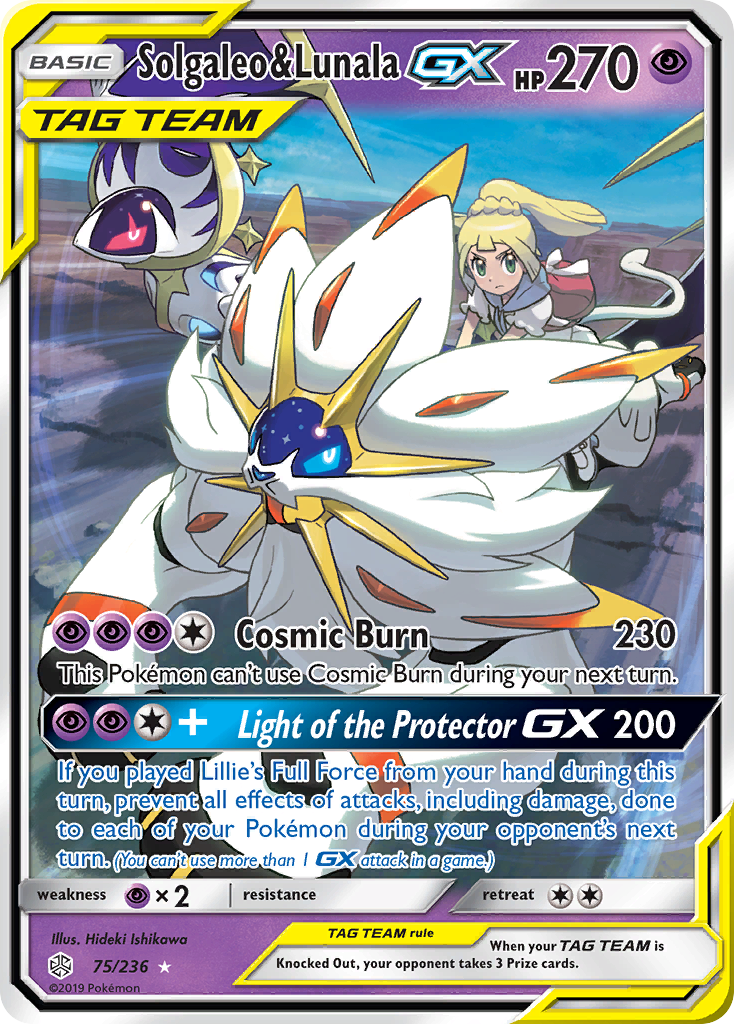 Solgaleo & Lunala GX (75/236) [Sun & Moon: Cosmic Eclipse] | Total Play