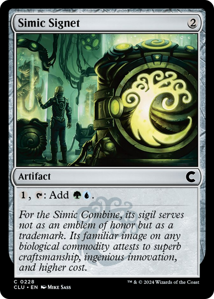 Simic Signet [Ravnica: Clue Edition] | Total Play