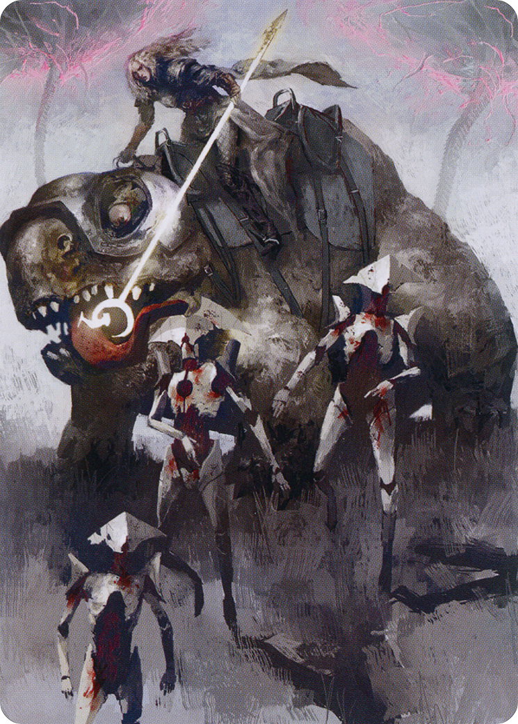 Thalia and The Gitrog Monster Art Card [March of the Machine Art Series] | Total Play