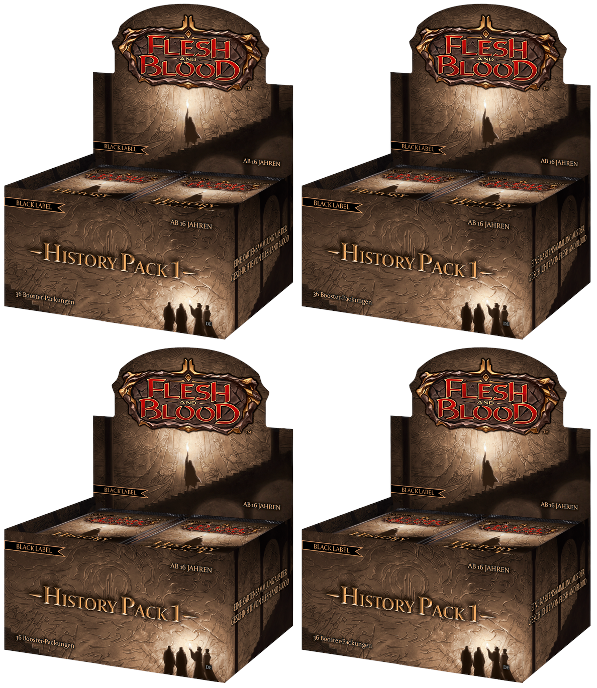 History Pack 1: Black Label [German] - Booster Case | Total Play