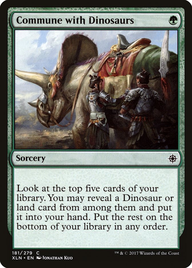 Commune with Dinosaurs [Ixalan] | Total Play