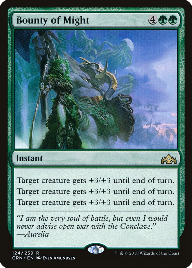 Bounty of Might [Guilds of Ravnica] | Total Play