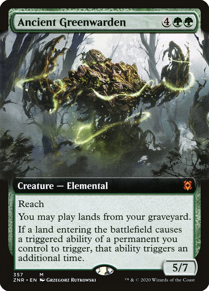 Ancient Greenwarden (Extended Art) [Zendikar Rising] | Total Play