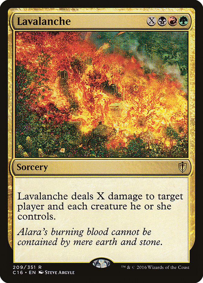 Lavalanche [Commander 2016] | Total Play