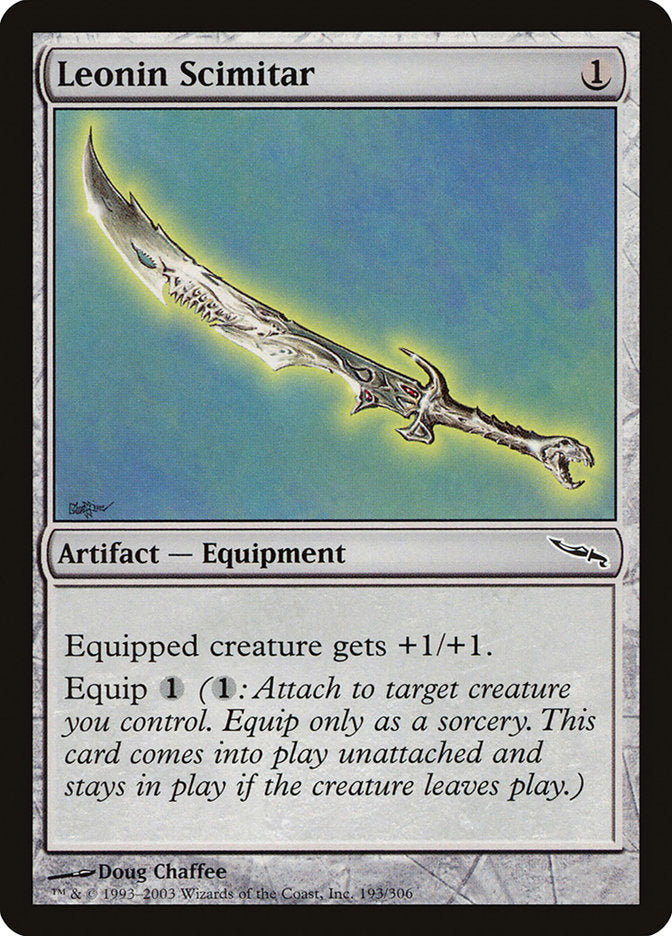 Leonin Scimitar [Mirrodin] | Total Play
