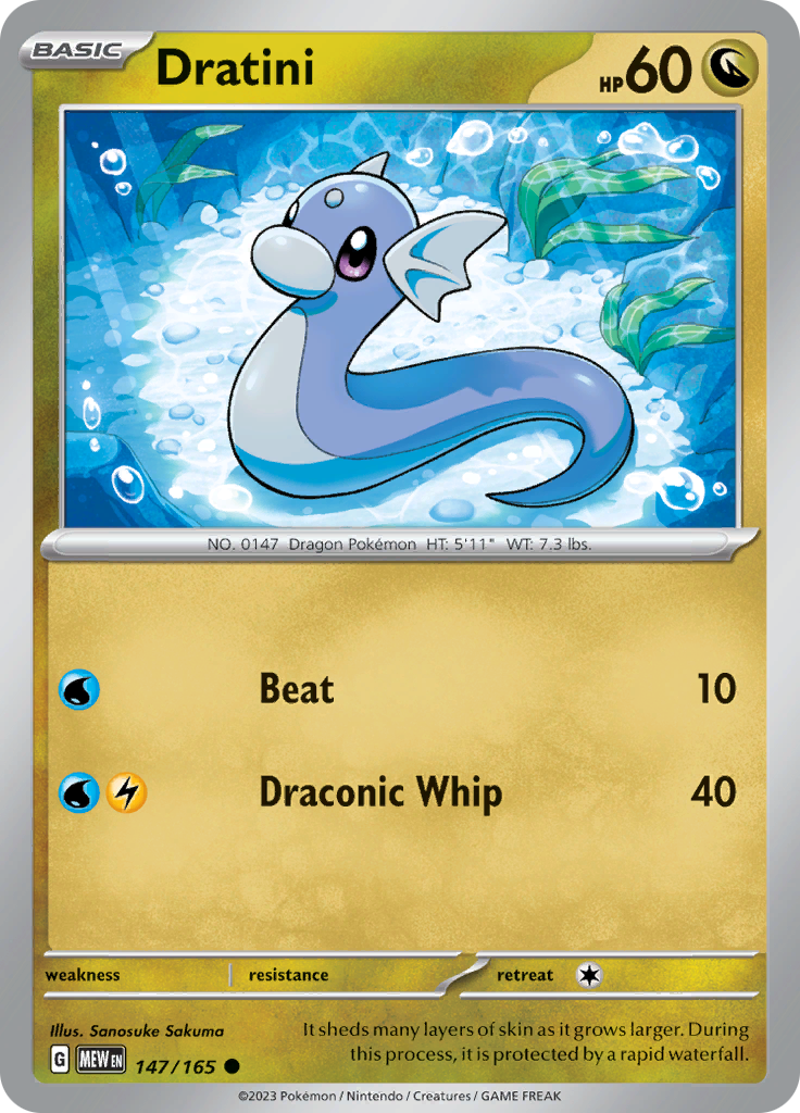 Dratini (147/165) [Scarlet & Violet 151] | Total Play