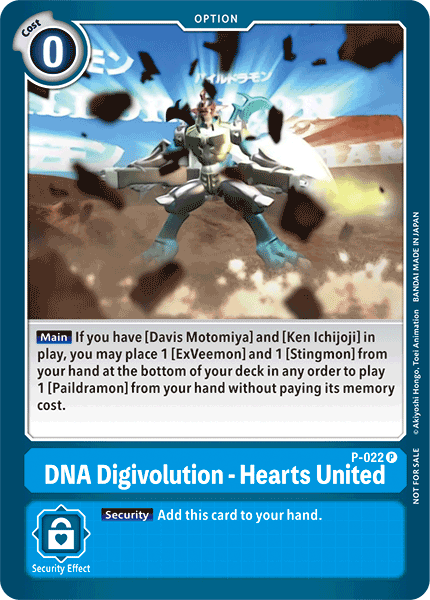 DNA Digivolution - Hearts United [P-022] [Promotional Cards] | Total Play