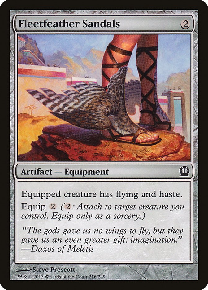 Fleetfeather Sandals [Theros] | Total Play