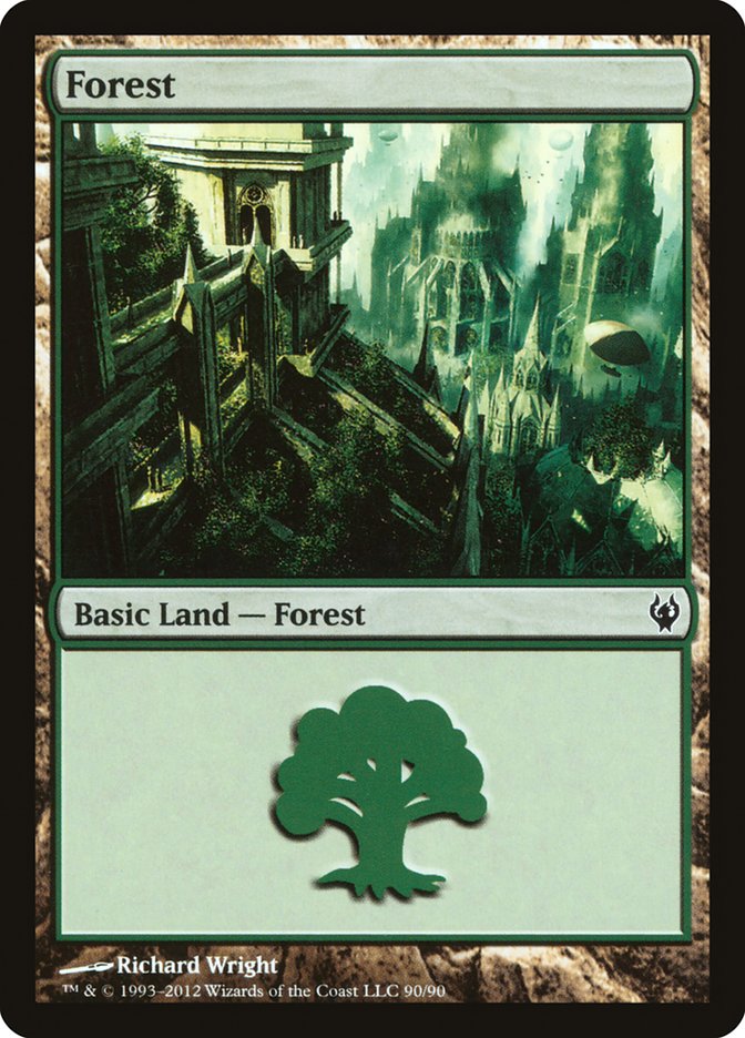 Forest (90) [Duel Decks: Izzet vs. Golgari] | Total Play