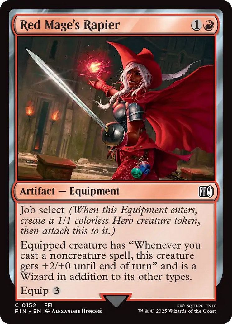 Red Mage's Rapier [FINAL FANTASY] | Total Play