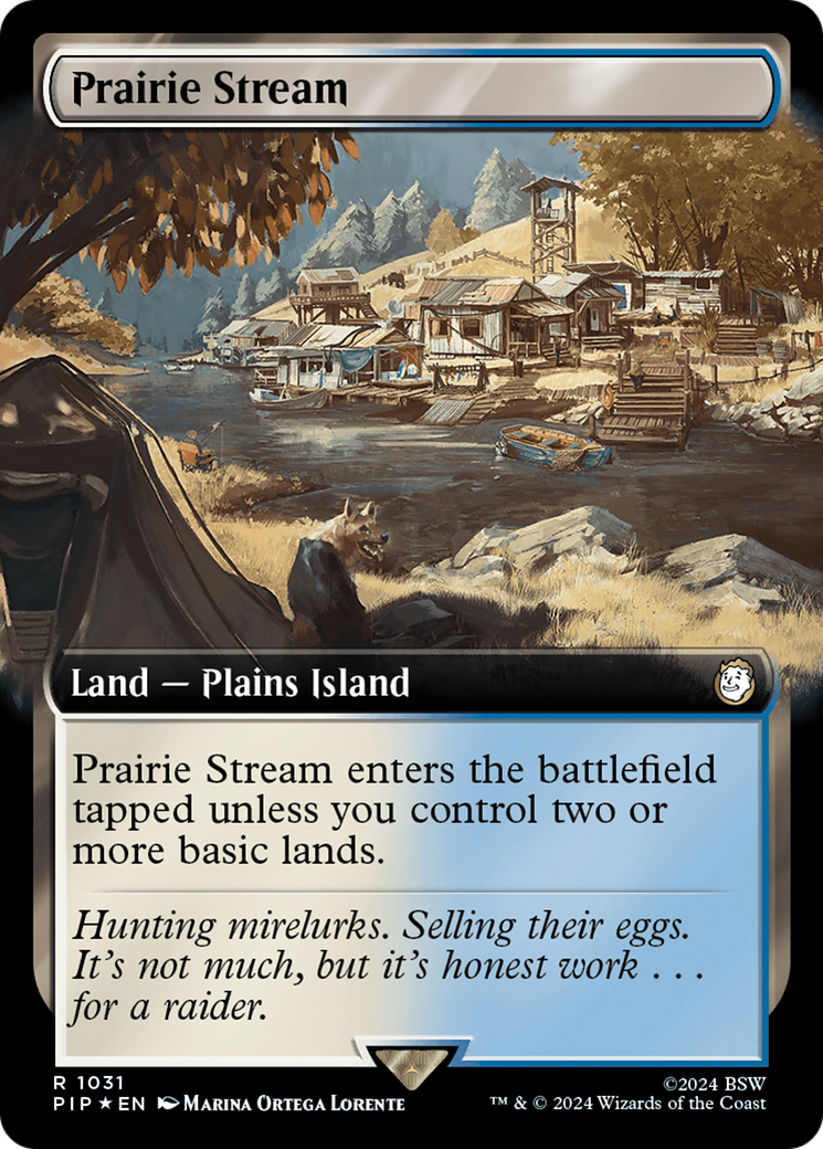 Prairie Stream (Extended Art) (Surge Foil) [Fallout] | Total Play