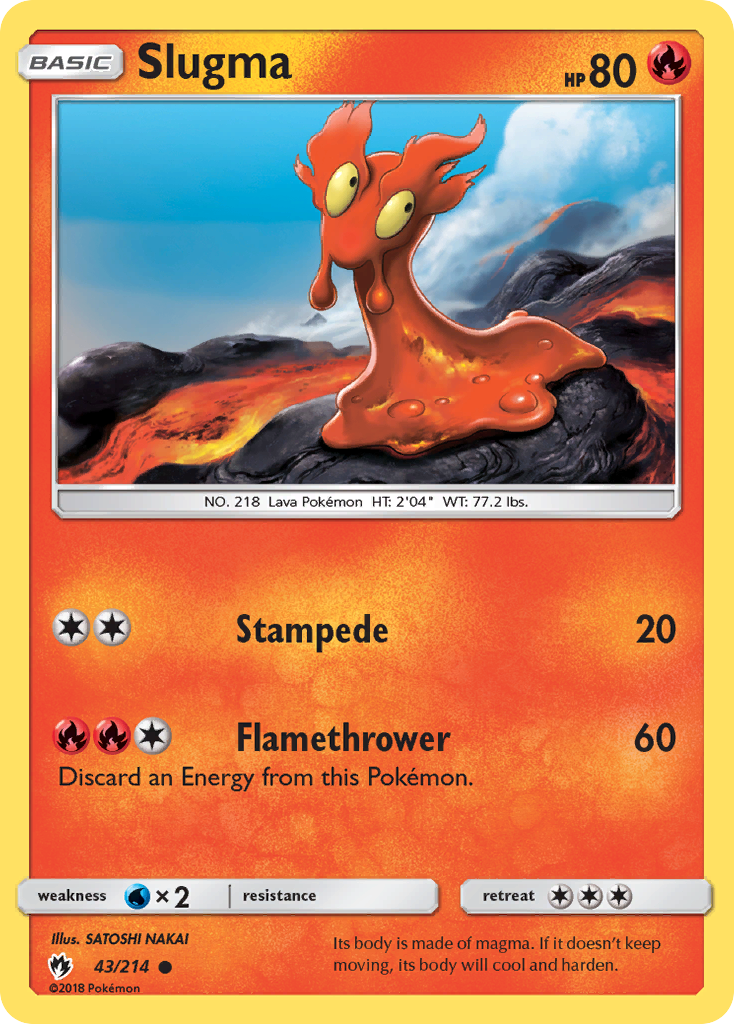 Slugma (43/214) [Sun & Moon: Lost Thunder] | Total Play
