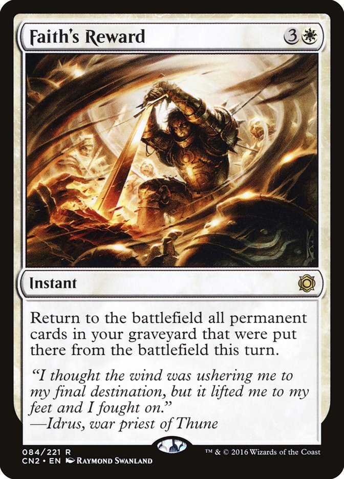 Faith's Reward [Conspiracy: Take the Crown] | Total Play