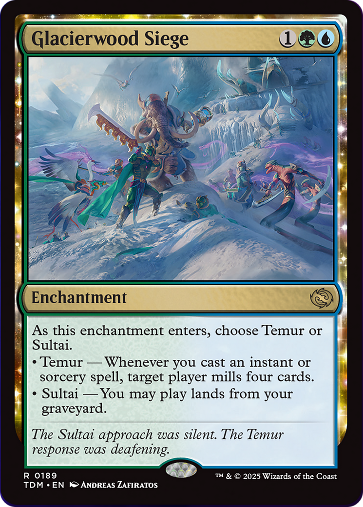 Glacierwood Siege [Tarkir: Dragonstorm] | Total Play