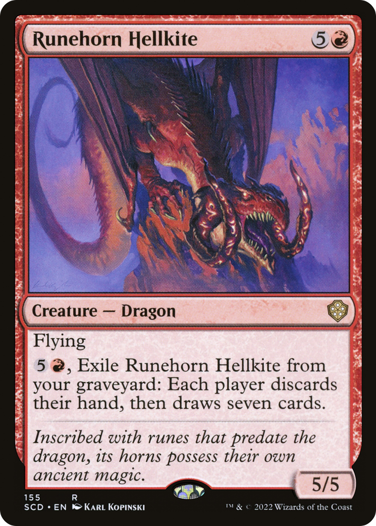 Runehorn Hellkite [Starter Commander Decks] | Total Play