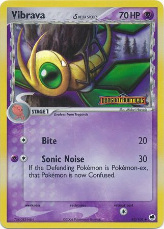 Vibrava (42/101) (Delta Species) (Stamped) [EX: Dragon Frontiers] | Total Play