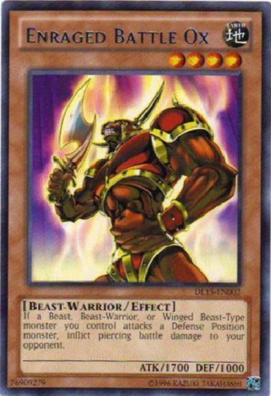 Enraged Battle Ox (Blue) [DL15-EN002] Rare | Total Play