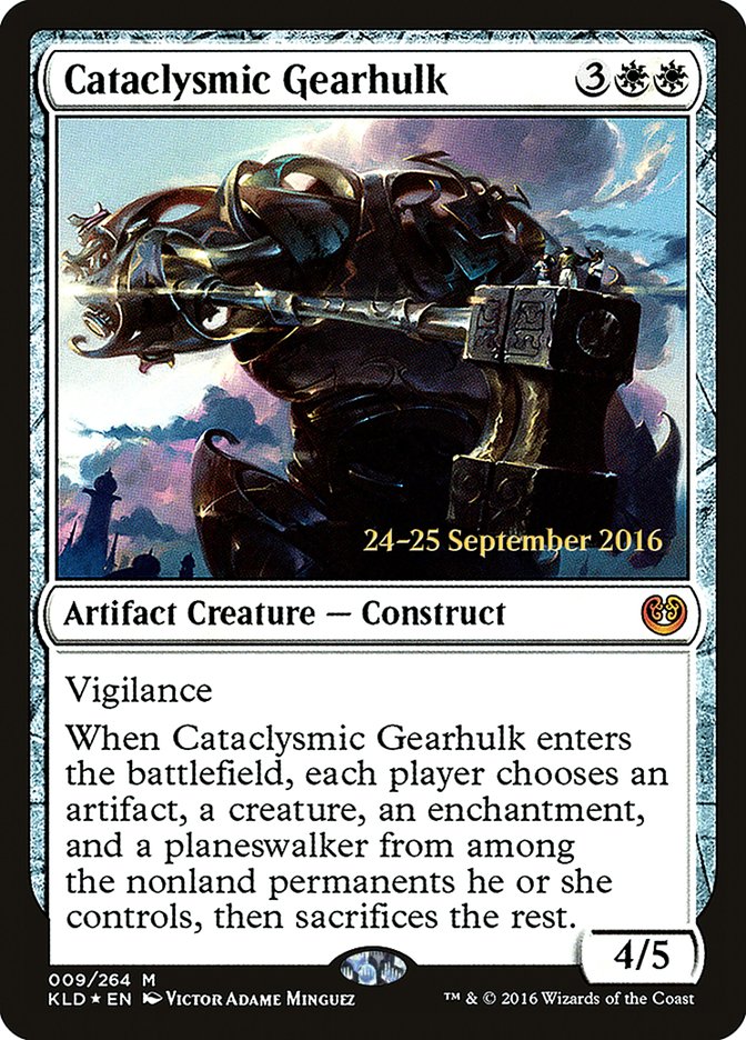 Cataclysmic Gearhulk [Kaladesh Prerelease Promos] | Total Play
