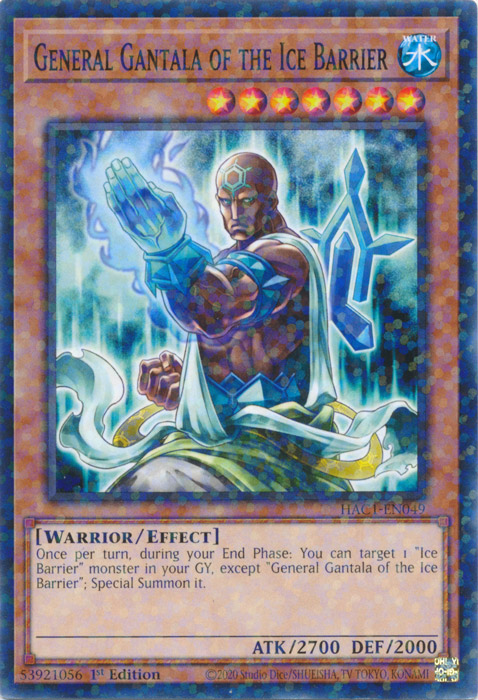 General Gantala of the Ice Barrier (Duel Terminal) [HAC1-EN049] Common | Total Play