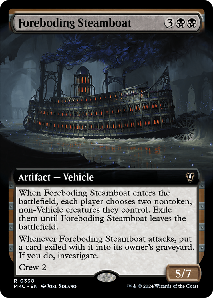 Foreboding Steamboat (Extended Art) [Murders at Karlov Manor Commander] | Total Play