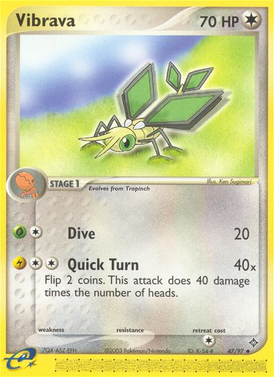 Vibrava (47/97) [EX: Dragon] | Total Play