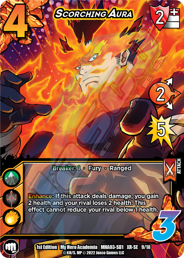 Scorching Aura [Endeavor Clash Deck XR] | Total Play