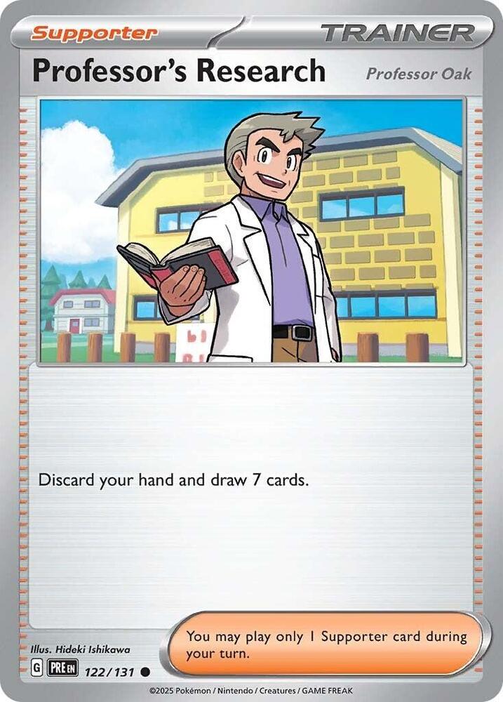 Professor's Research (122/131) [Professor Oak] [Scarlet & Violet: Prismatic Evolutions] | Total Play