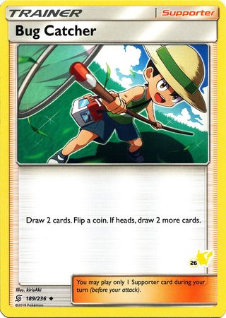 Bug Catcher (189/236) (Pikachu Stamp #26) [Battle Academy 2020] | Total Play