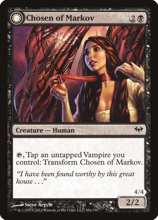 Chosen of Markov // Markov's Servant [Dark Ascension] | Total Play