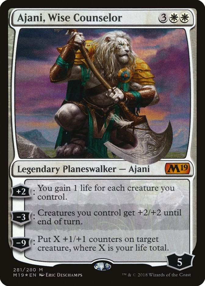 Ajani, Wise Counselor [Core Set 2019] | Total Play