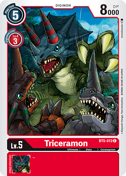 Triceramon [BT5-013] [Battle of Omni] | Total Play
