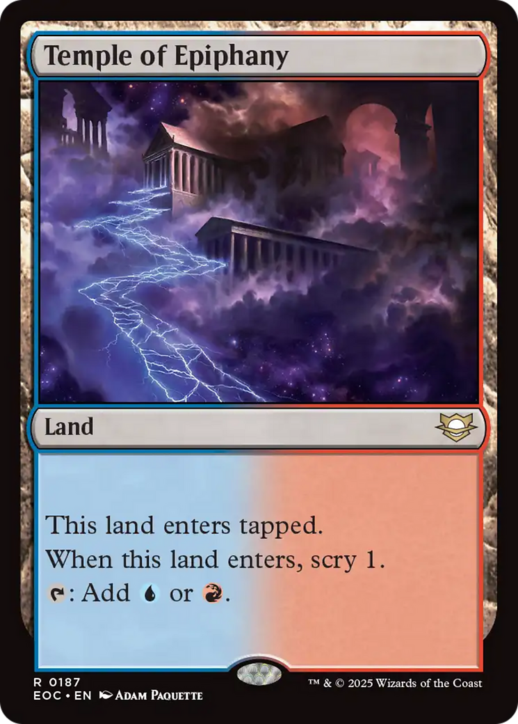 Temple of Epiphany [Edge of Eternities Commander] | Total Play