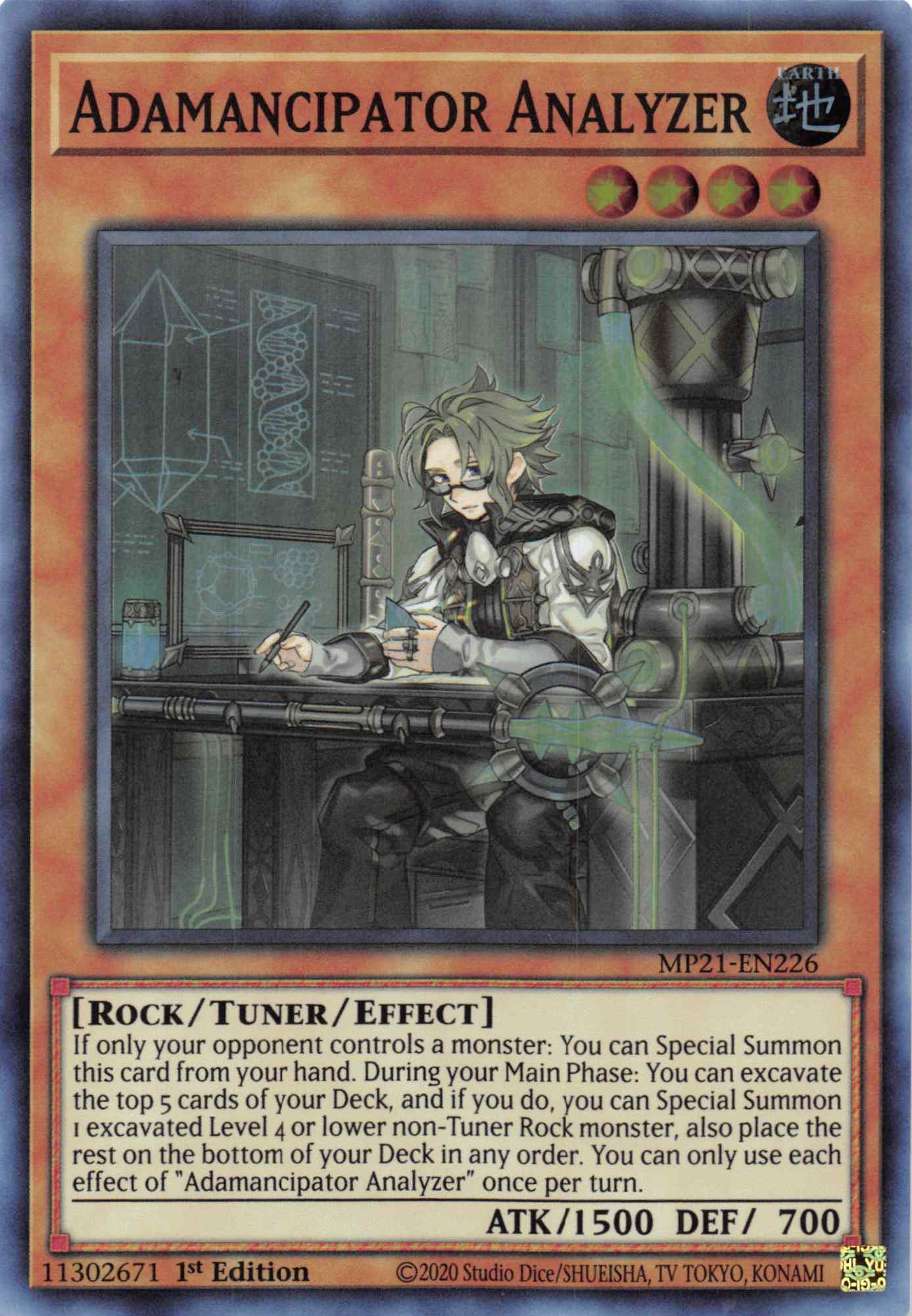 Adamancipator Analyzer [MP21-EN226] Super Rare | Total Play