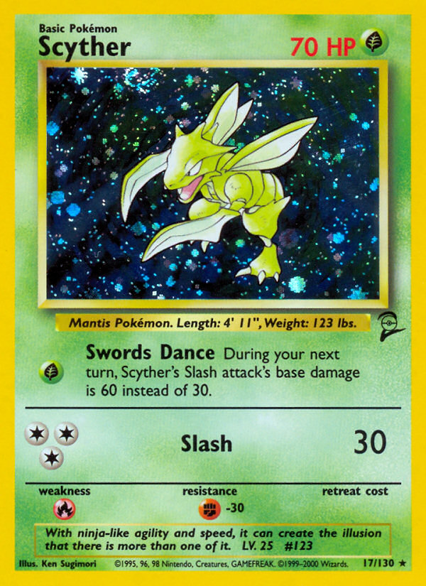 Scyther (17/130) [Base Set 2] | Total Play