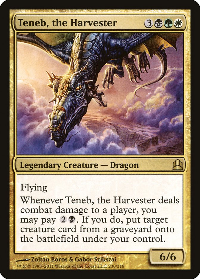 Teneb, the Harvester [Commander 2011] | Total Play
