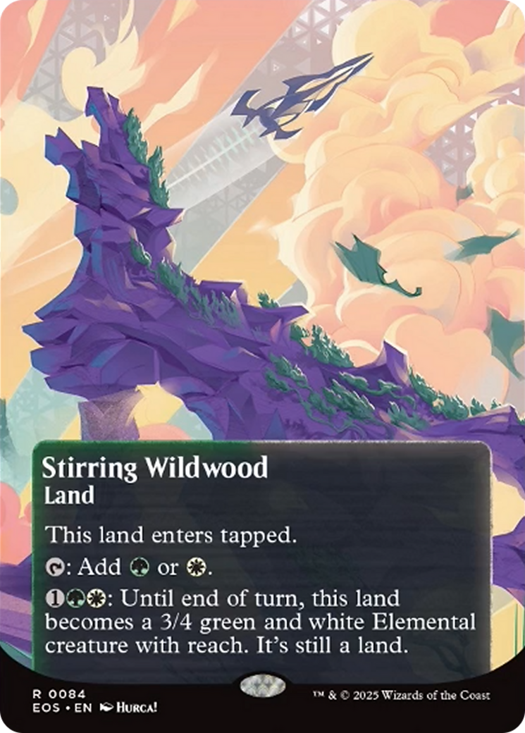 Stirring Wildwood (0084) (Borderless) [Edge of Eternities: Stellar Sights] | Total Play
