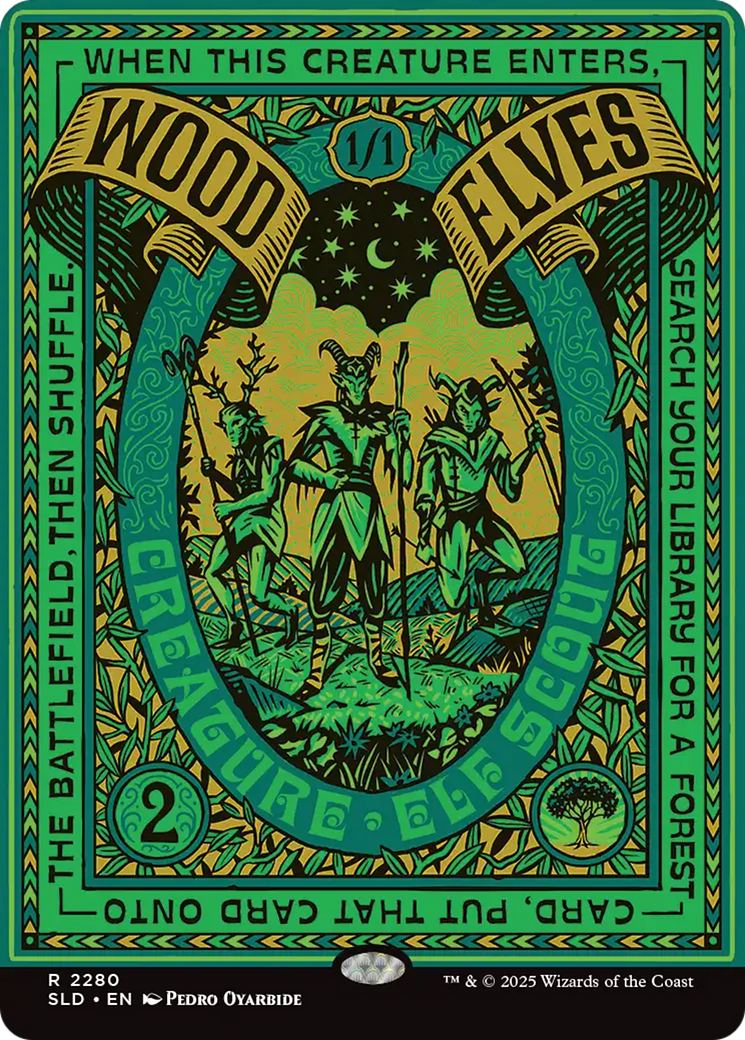 Wood Elves (2280) [Secret Lair Drop Series] | Total Play