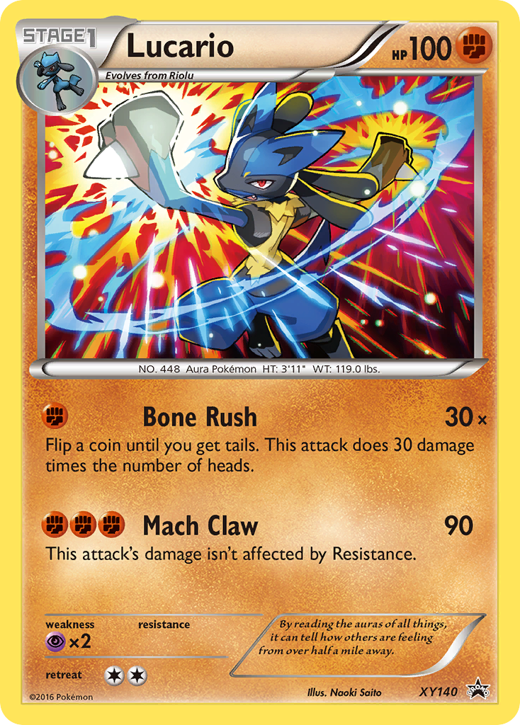 Lucario (XY140) [XY: Black Star Promos] | Total Play