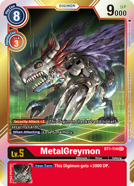 MetalGreymon [BT1-114] [Release Special Booster Ver.1.0] | Total Play