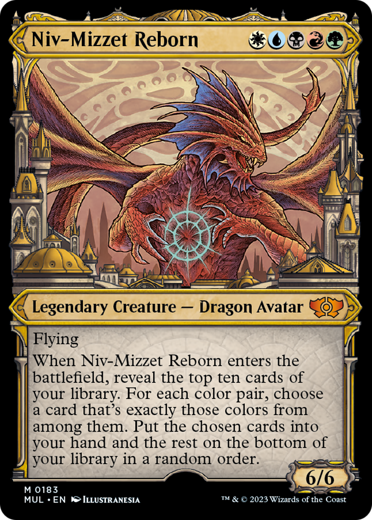 Niv-Mizzet Reborn (Halo Foil) [Multiverse Legends] | Total Play