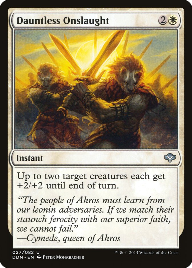 Dauntless Onslaught [Duel Decks: Speed vs. Cunning] | Total Play