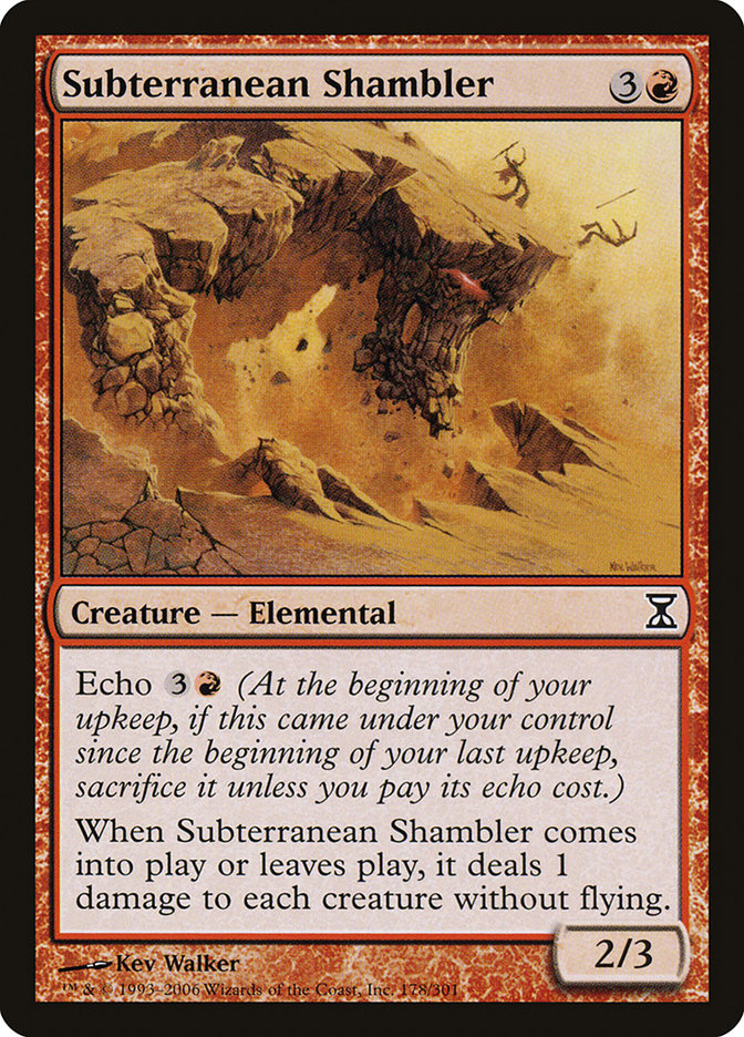 Subterranean Shambler [Time Spiral] | Total Play