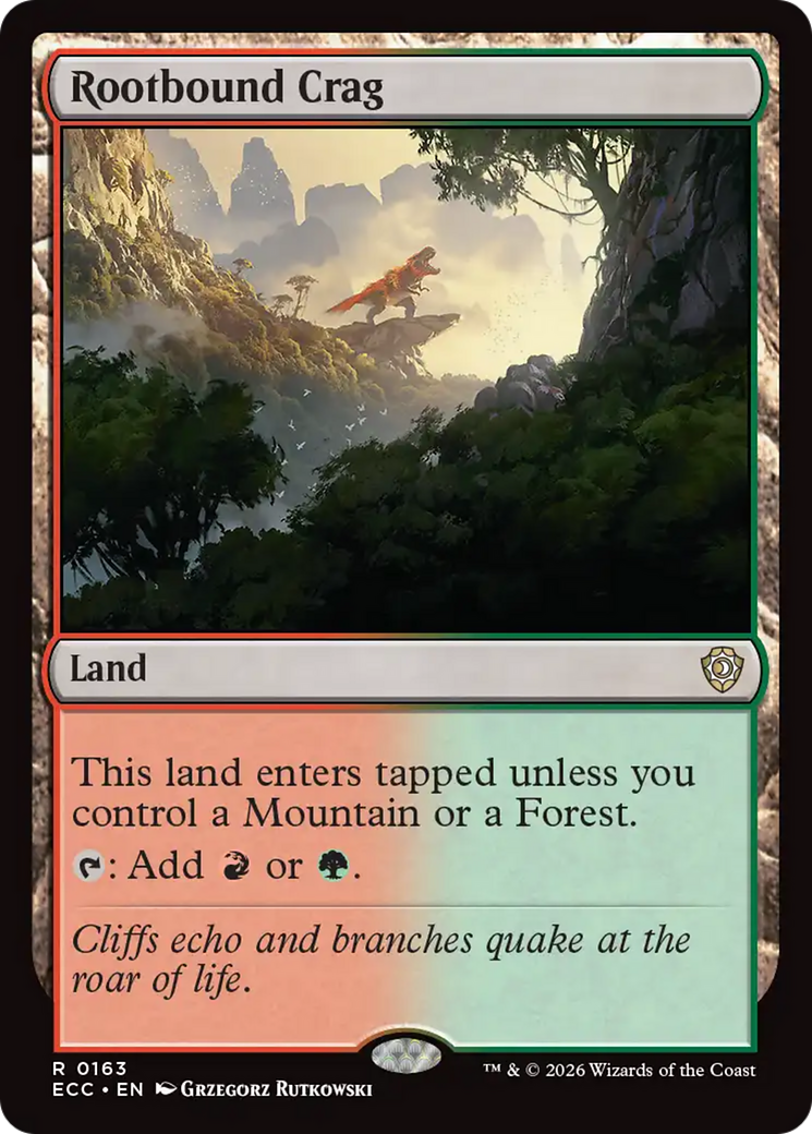 Rootbound Crag [Lorwyn Eclipsed Commander] | Total Play